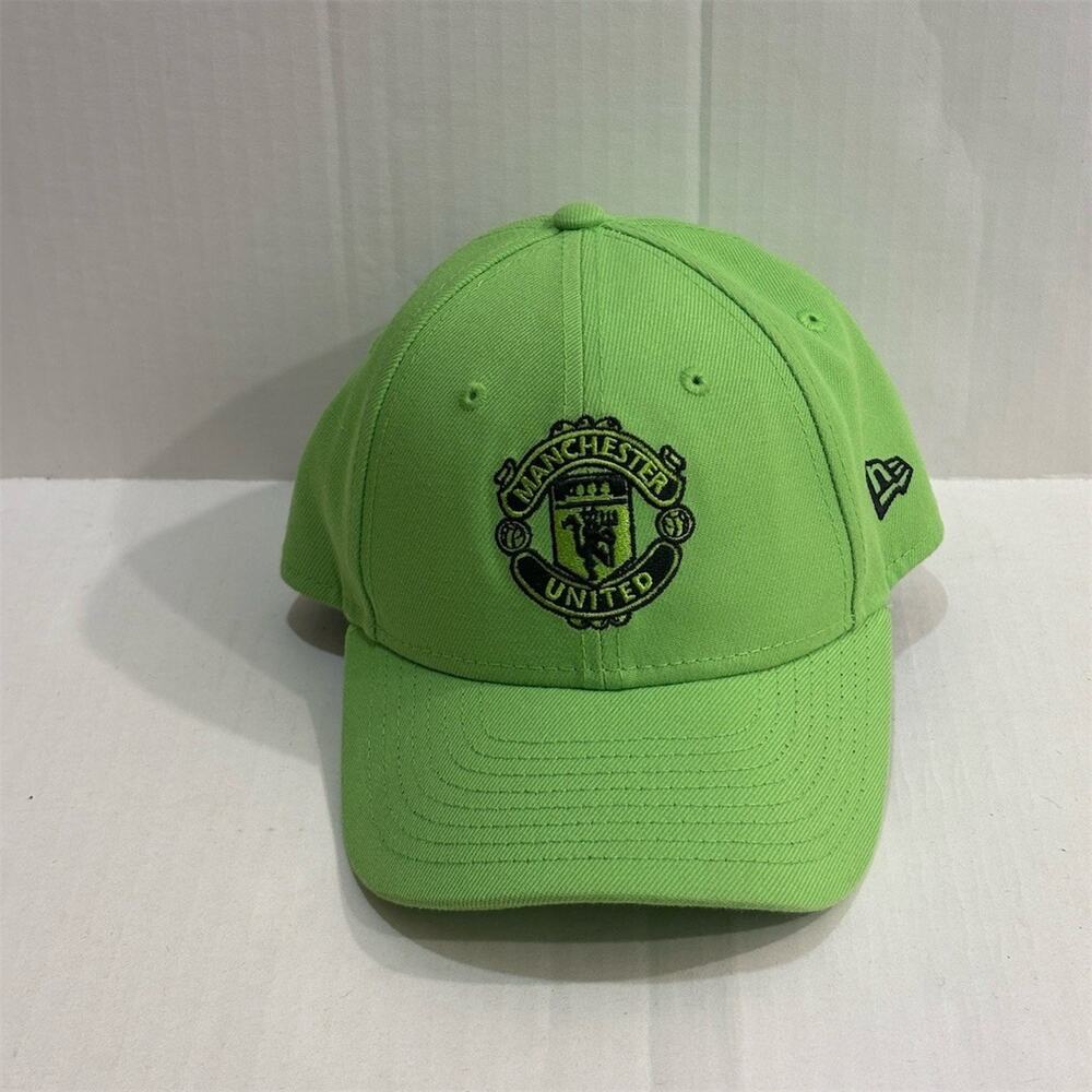 New Era Manchester United Youth Adjustable Strapback Hat Green One Size